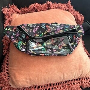 Colorful Butterfly Print Women's Bag